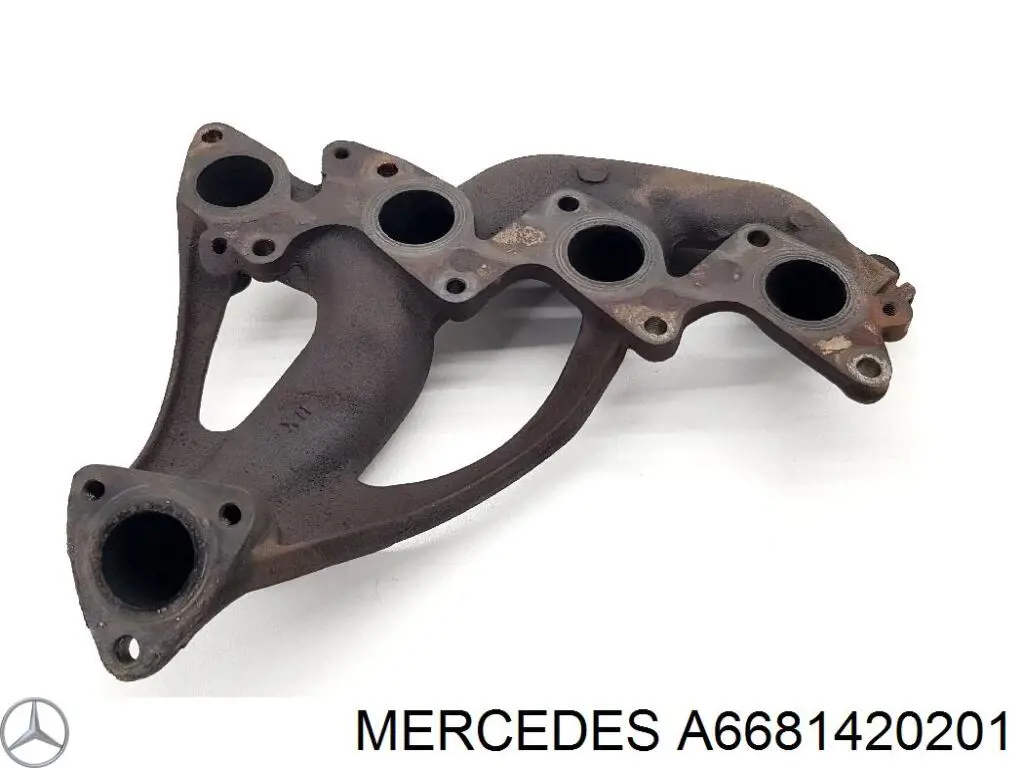 Kolektor wydechowy Mercedes A6681420201 cena, od 80,02 USD