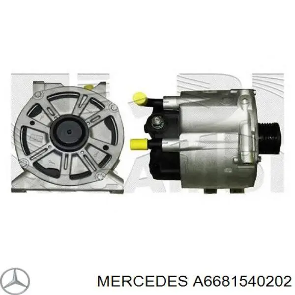 Alternator Mercedes A6681540202 cena, od 326,42 USD