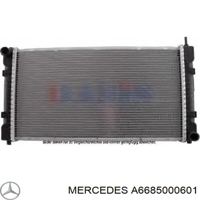 Chłodnica silnika Mercedes A6685000601 cena, od 78,62 USD