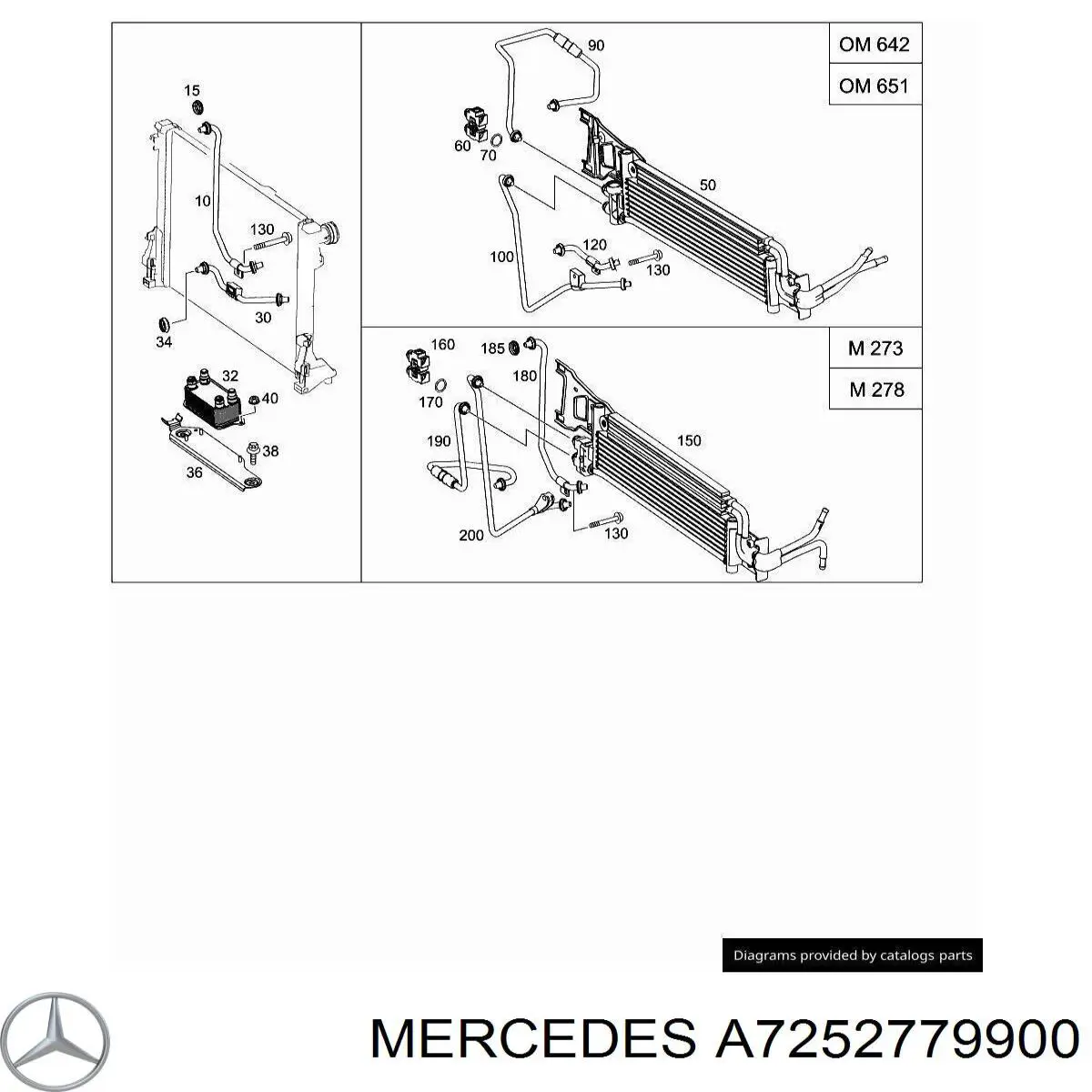 A7252779900 Mercedes Filtr automatycznej skrzyni biegów