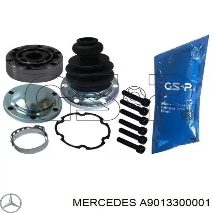 A9013300001 Mercedes Półoś napędowa przednia
