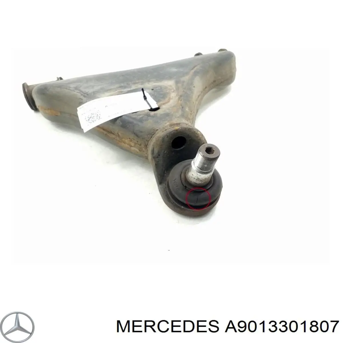 A9013301807 Mercedes Wahacz zawieszenia przedniego dolny lewy