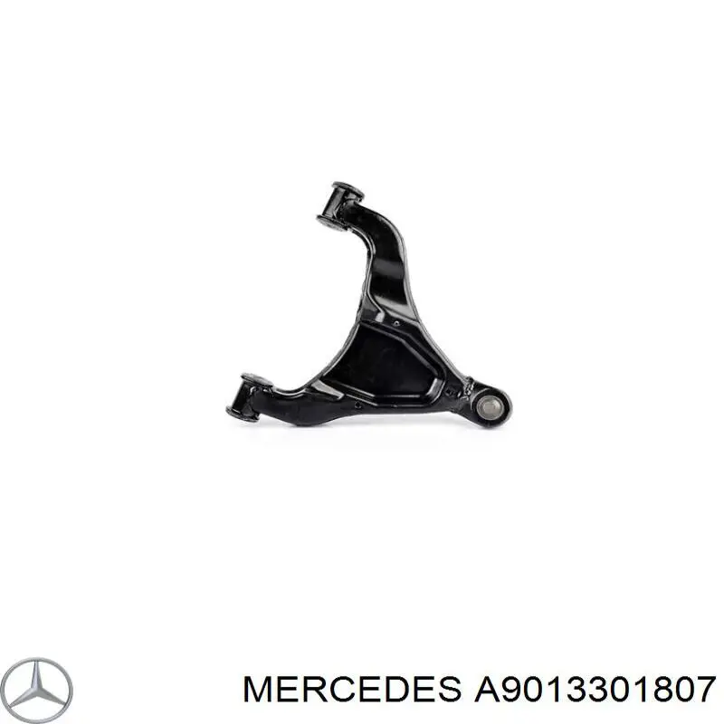 Do koszyka A9013301807 Mercedes Wahacz zawieszenia przedniego dolny lewy