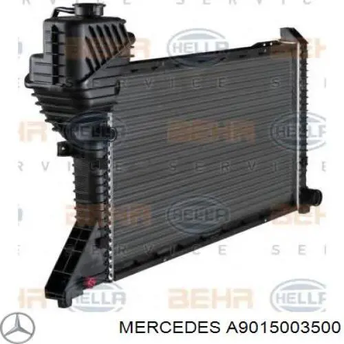 Chłodnica silnika Mercedes A9015003500 cena, od 195,42 USD