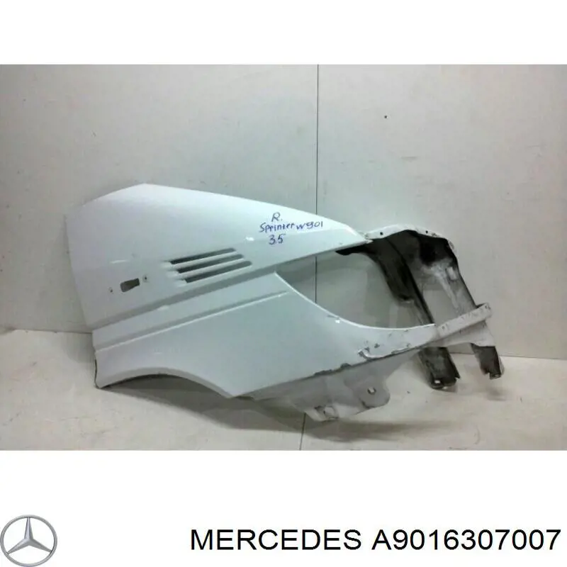 A9016307007 Mercedes Błotnik przedni prawy