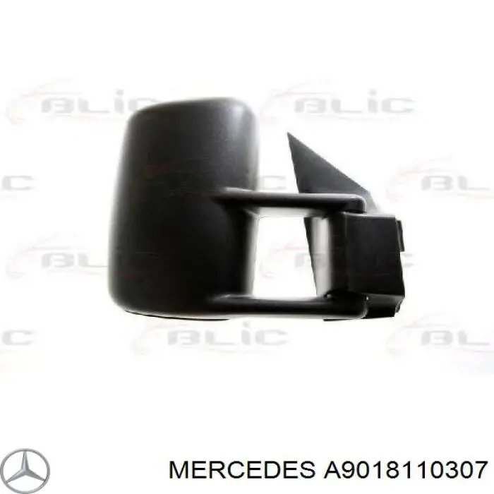 Do koszyka A9018110307 Mercedes Lusterko wsteczne prawe