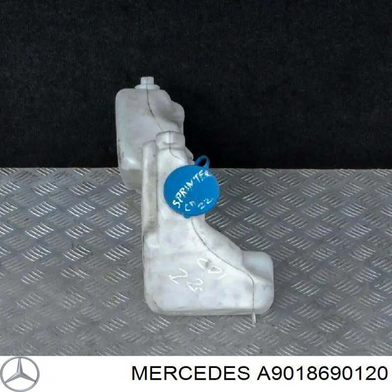 Zbiorniczek spryskiwacza reflektorów Mercedes A9018690120 cena, od 66,21 USD