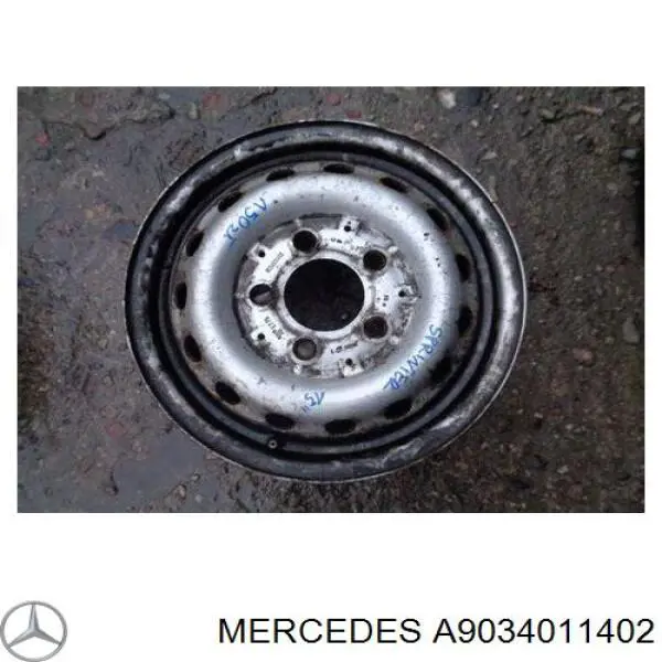 Felgi stalowe (kute) Mercedes A9034011402 cena, od 80,02 USD