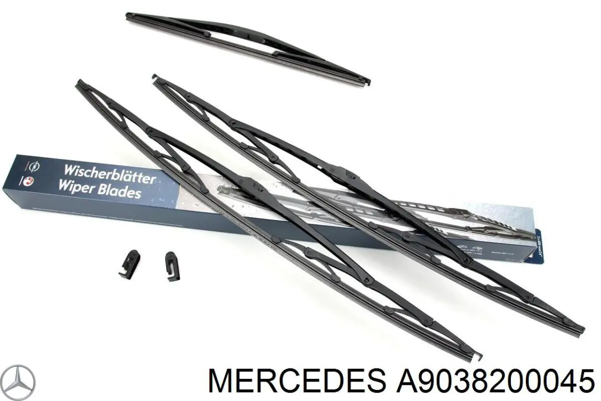 Pióro wycieraczki szyby przedniej, zestaw (2 szt.) Mercedes A0018201545 cena, od 14,15 USD