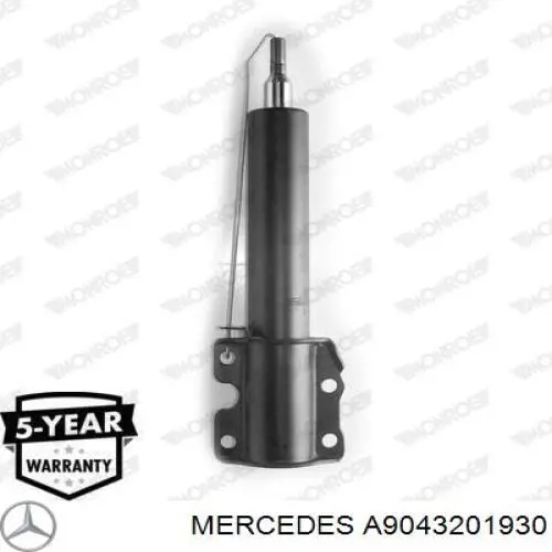Amortyzator przedni Mercedes A9043201930 cena, od 61,93 USD