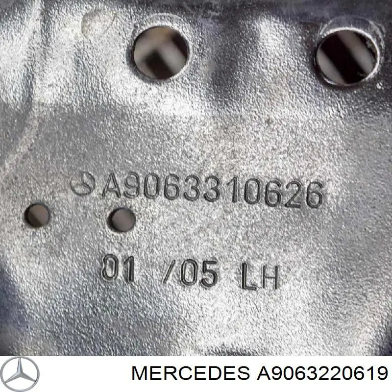 Odbój resoru przedniego Mercedes A9063220619 cena, od 14,41 USD