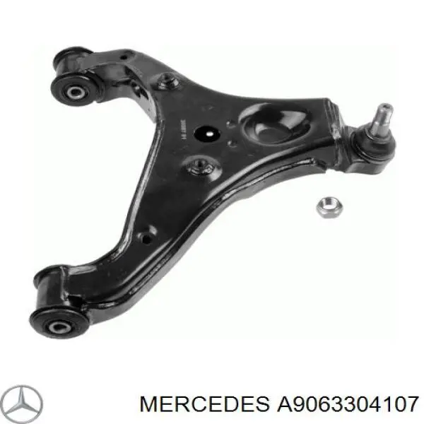 A9063304107 Mercedes Wahacz zawieszenia przedniego dolny prawy