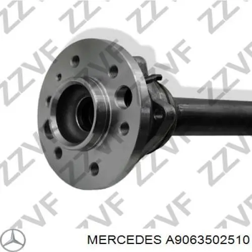 Półoś tylna prawa Mercedes A9063502510 cena, od 94,24 USD