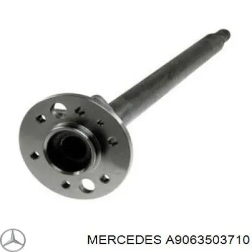 Do koszyka A9063503710 Mercedes Półoś tylna lewa