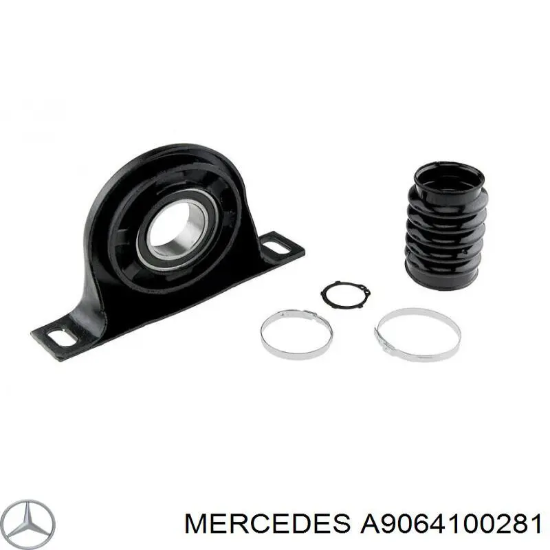 Do koszyka A9064100281 Mercedes Łożysko podwieszane wału Cardana