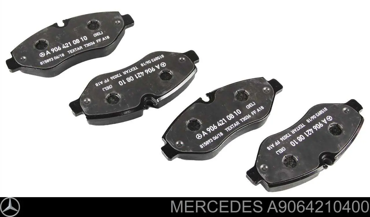 A9064210400 Mercedes Klocki hamulcowe przednie tarczowe