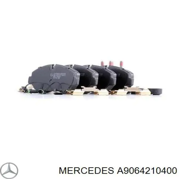 Klocki hamulcowe przednie tarczowe Mercedes A9064210400 cena, od 31,30 USD