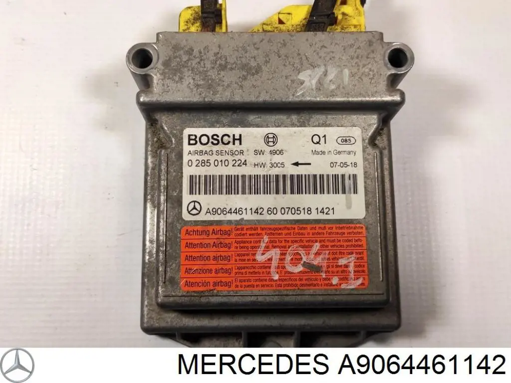 Do koszyka A9064460742 VAG Sterownik poduszki bezpieczeństwa