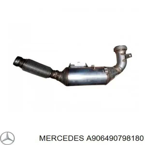 Do koszyka A906490798164 Mercedes Filtr cząstek stałych układu wydechowego