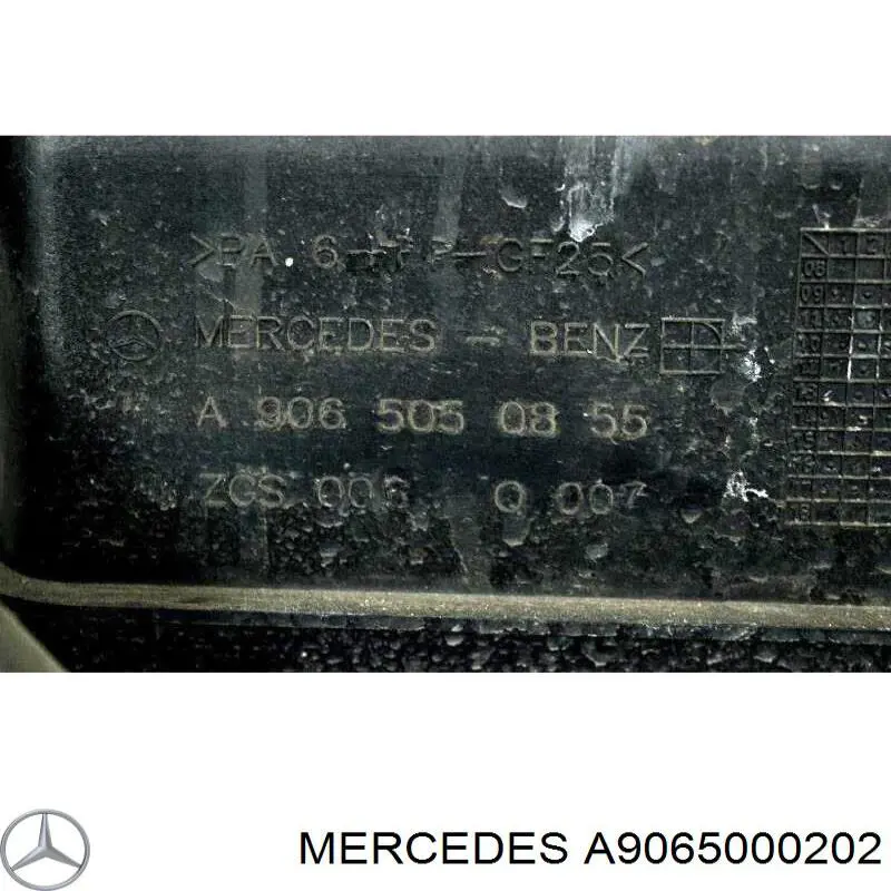 Do koszyka A9065000202 Mercedes Chłodnica silnika