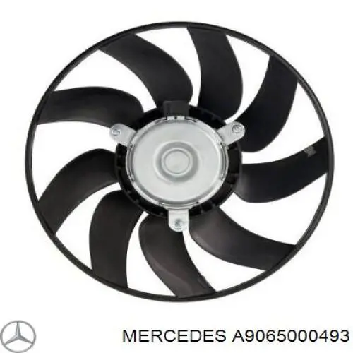 Wentylator (wirnik) chłodnicy Mercedes A9065000493 cena, od 126,84 USD