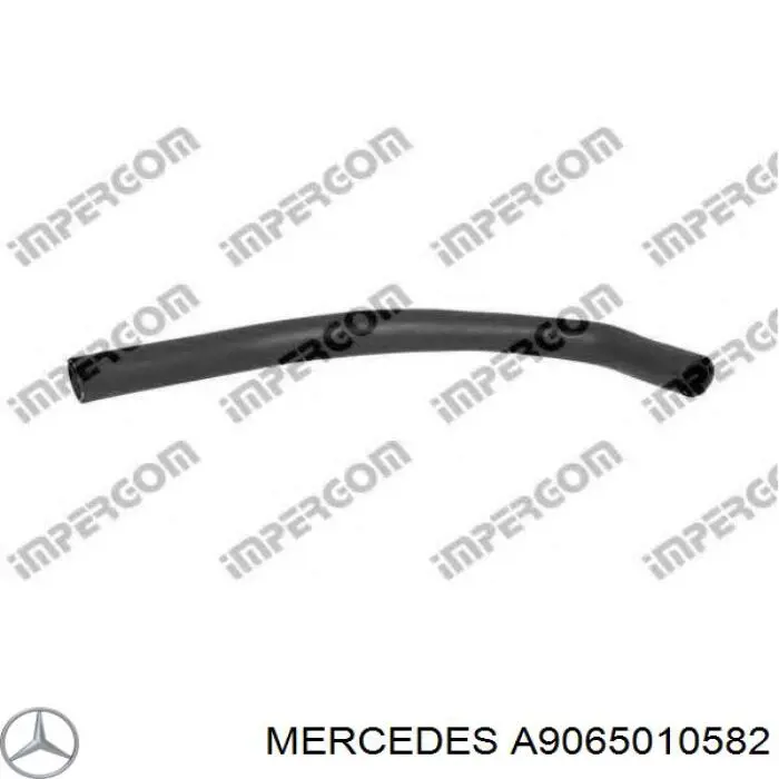 A9065010582 Mercedes Przewód (króciec) chłodnicy górny