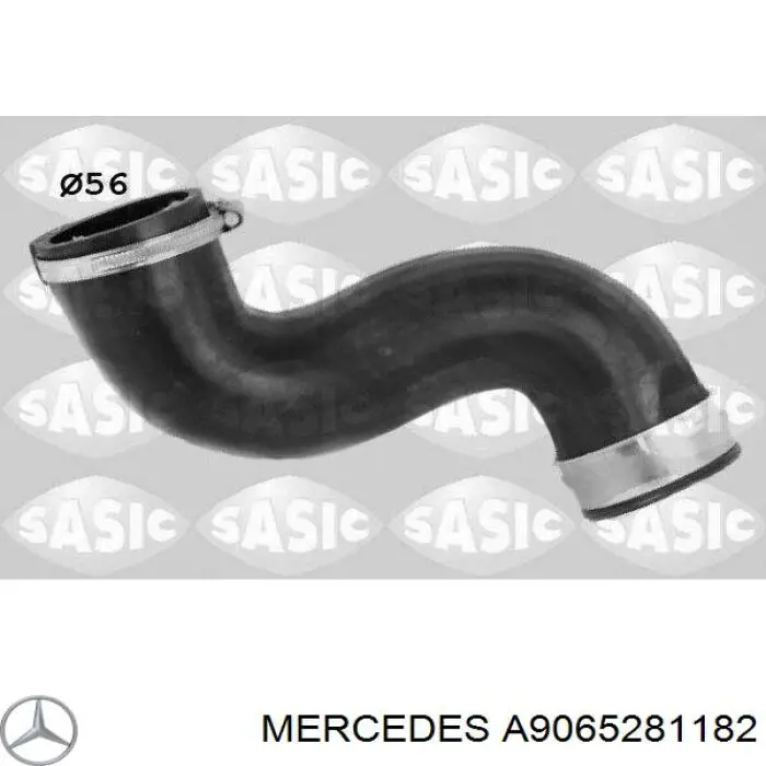 Przewód (króciec) intercoolera Mercedes A9065281182 cena, od 29,53 USD