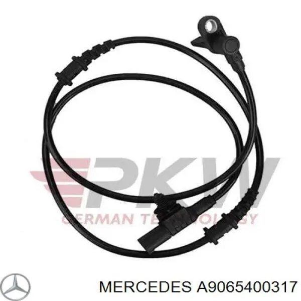Do koszyka A9065400317 Mercedes Czujnik ABS przedni