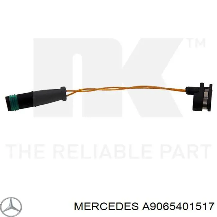 A9065401517 Mercedes Czujnik zużycia klocków hamulcowych przedni