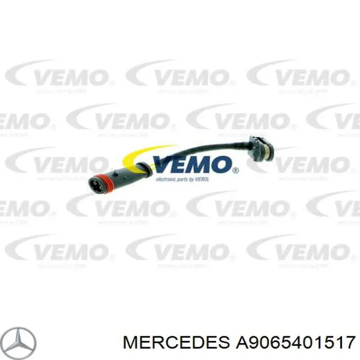 Czujnik zużycia klocków hamulcowych przedni Mercedes A9065401517 cena, od 4,11 USD