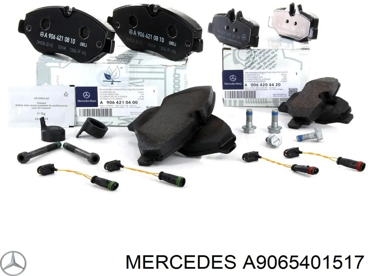 Do koszyka A9065401517 Mercedes Czujnik zużycia klocków hamulcowych przedni
