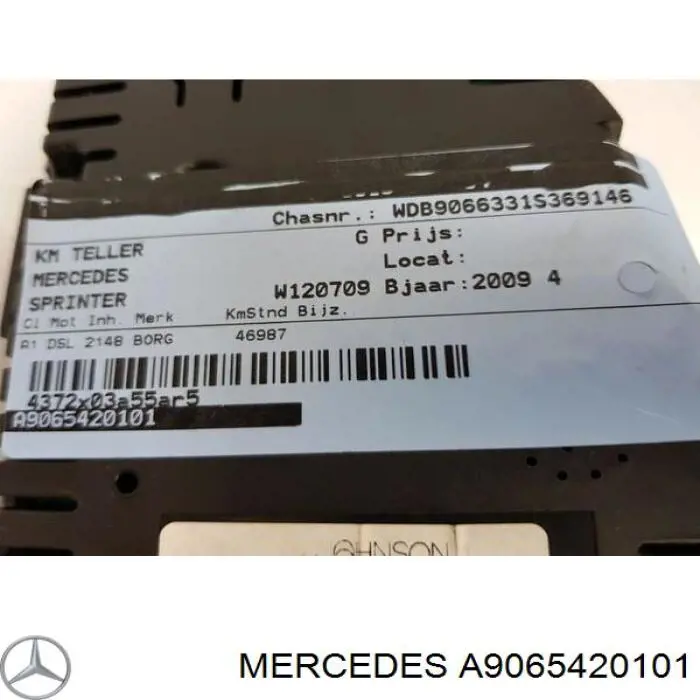 A9065420101 Mercedes Deska rozdzielcza