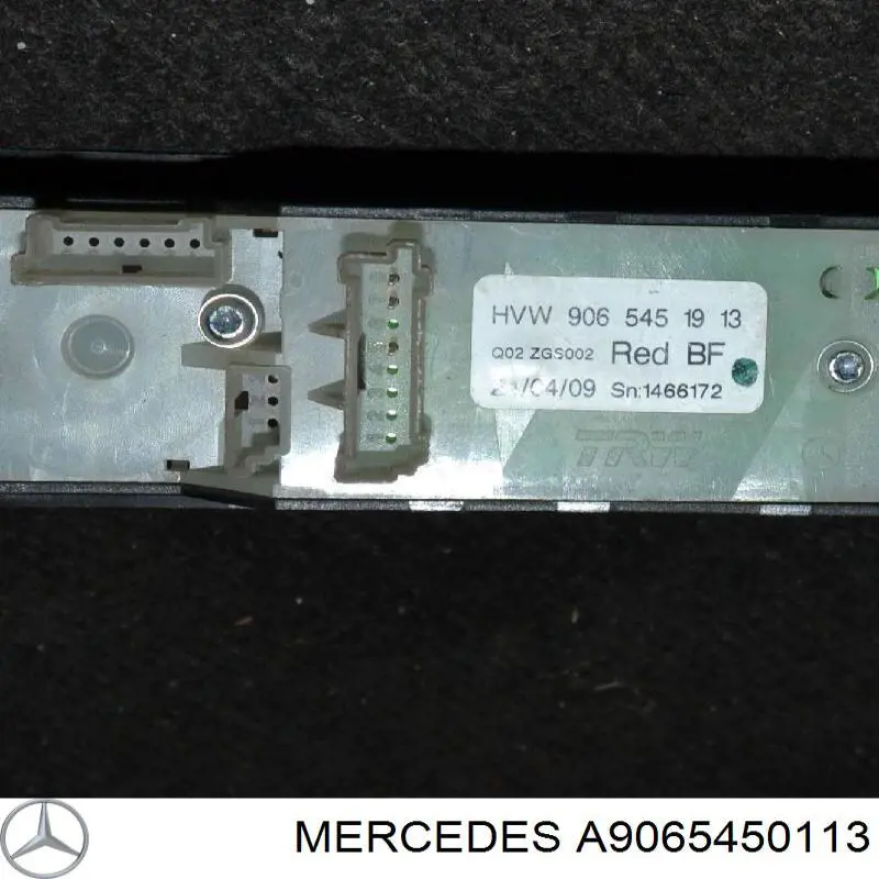 Panel przyciskowy sterowania podnośnikiem szyby przedni lewy Mercedes A9065451013 cena, od 66,40 USD
