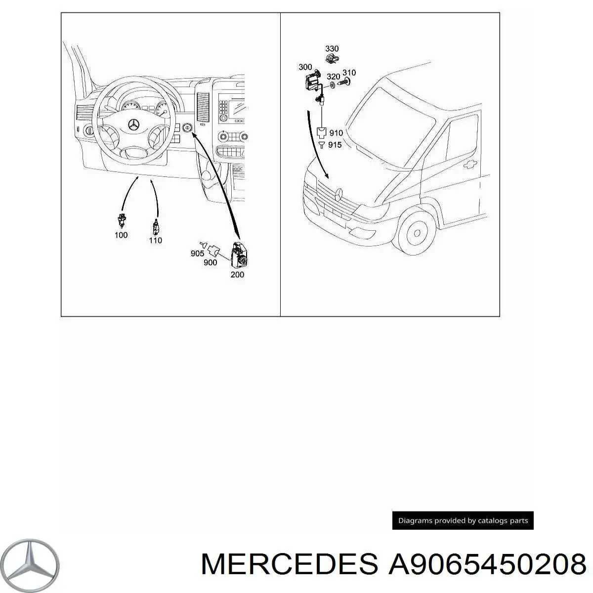 A9065450208 Mercedes Stacyjka zapłonowa