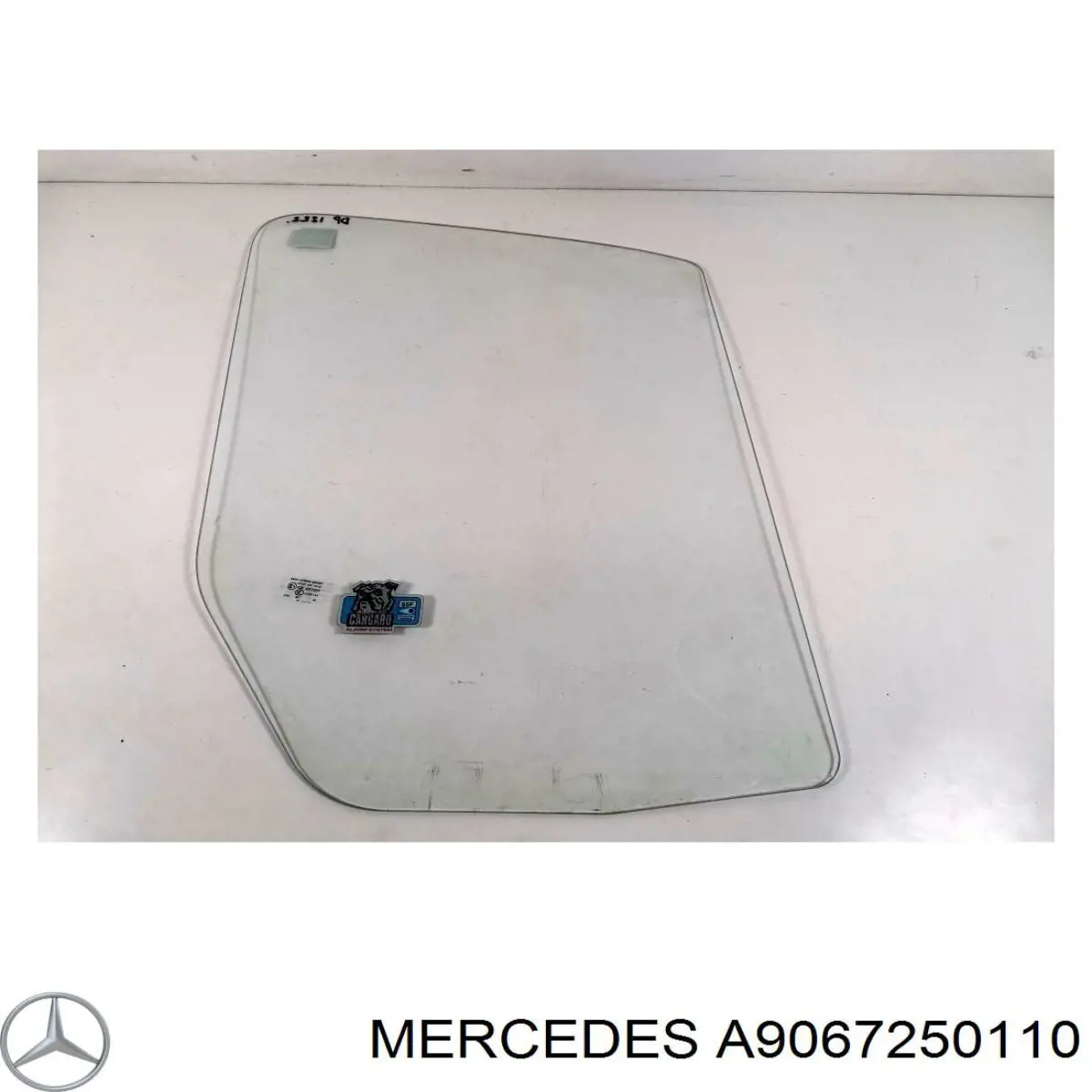 A9067250110 Mercedes Szyba drzwi prawych przednich