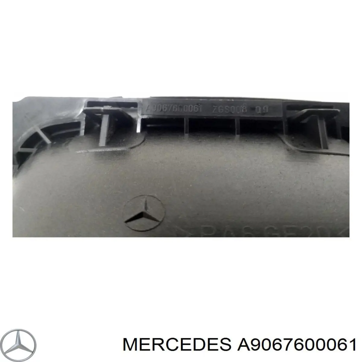 Klamka drzwi tylnych (skrzydłowych) prawa wewnętrzna Mercedes A9067600061