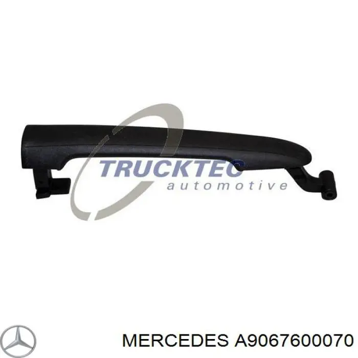 Klamka drzwi przednich zewnętrzna Mercedes A9067600070 cena, od 19,47 USD