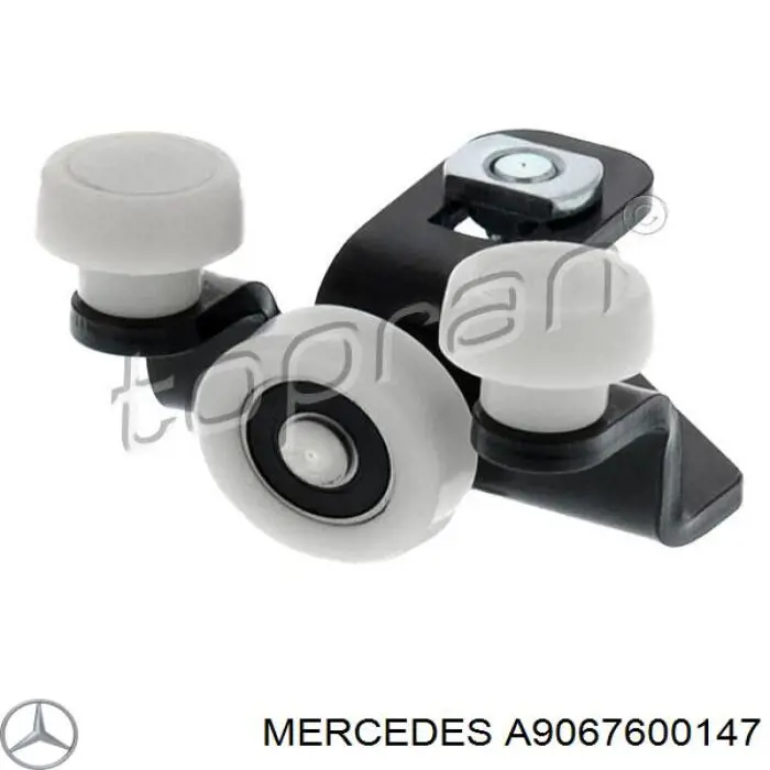 A9067600147 Mercedes Rolka drzwi bocznych (przesuwnych) prawa górna