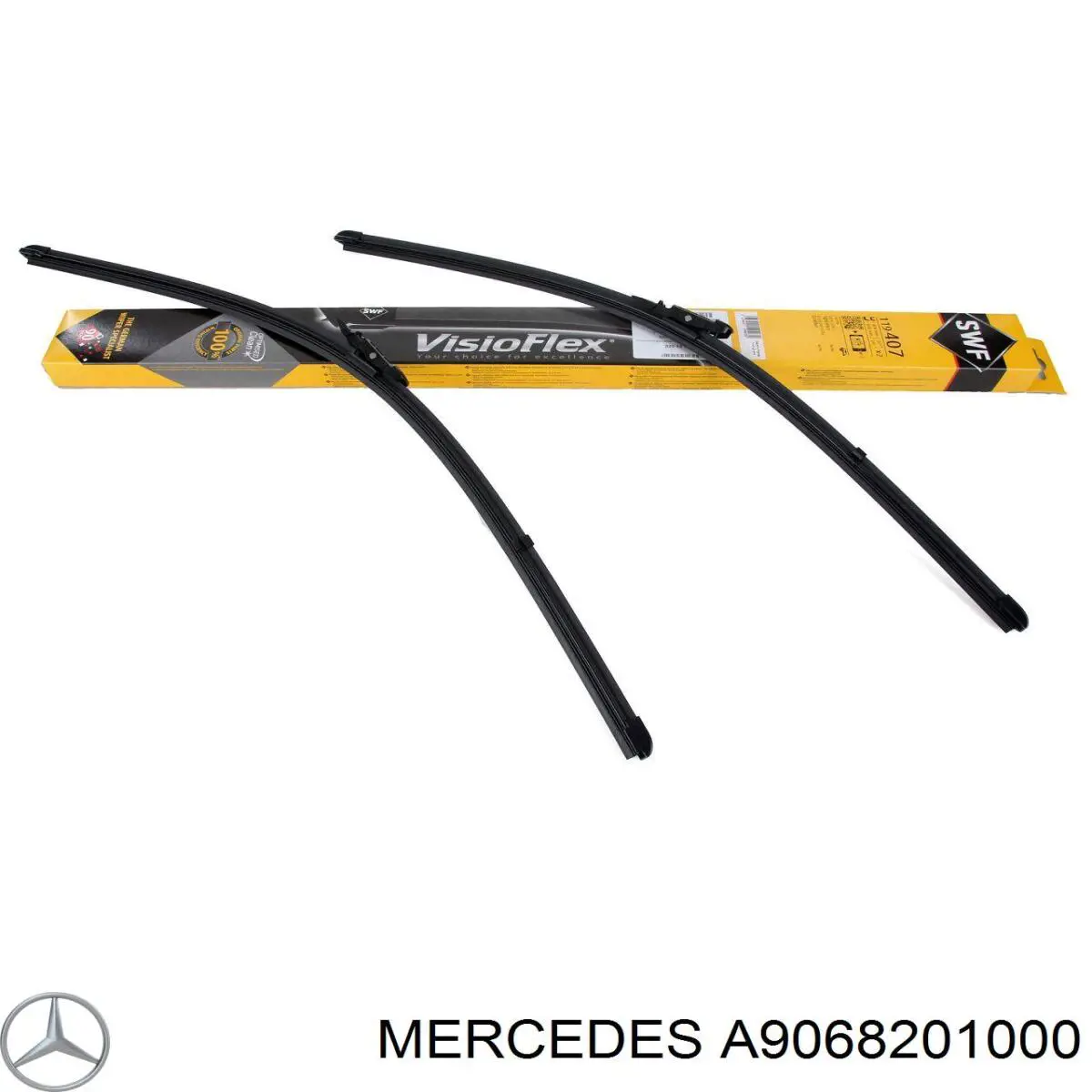 Pióro wycieraczki szyby przedniej, zestaw (2 szt.) Mercedes A9068201000 cena, od 26,26 USD