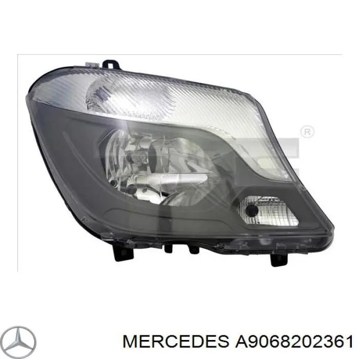 A9068202361 Mercedes reflektor lewy