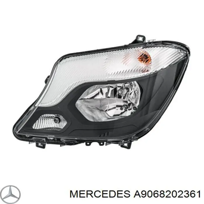 A9068202361 Mercedes Reflektor lewy