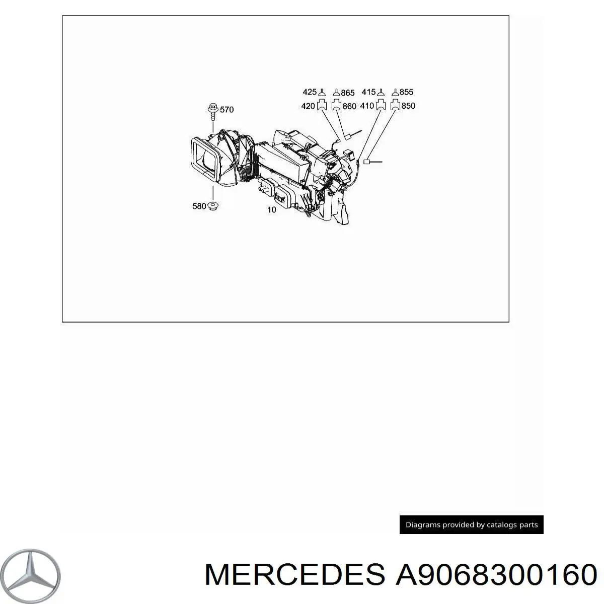 Obudowa nagrzewnicy w komplecie do Mercedes Sprinter (906)