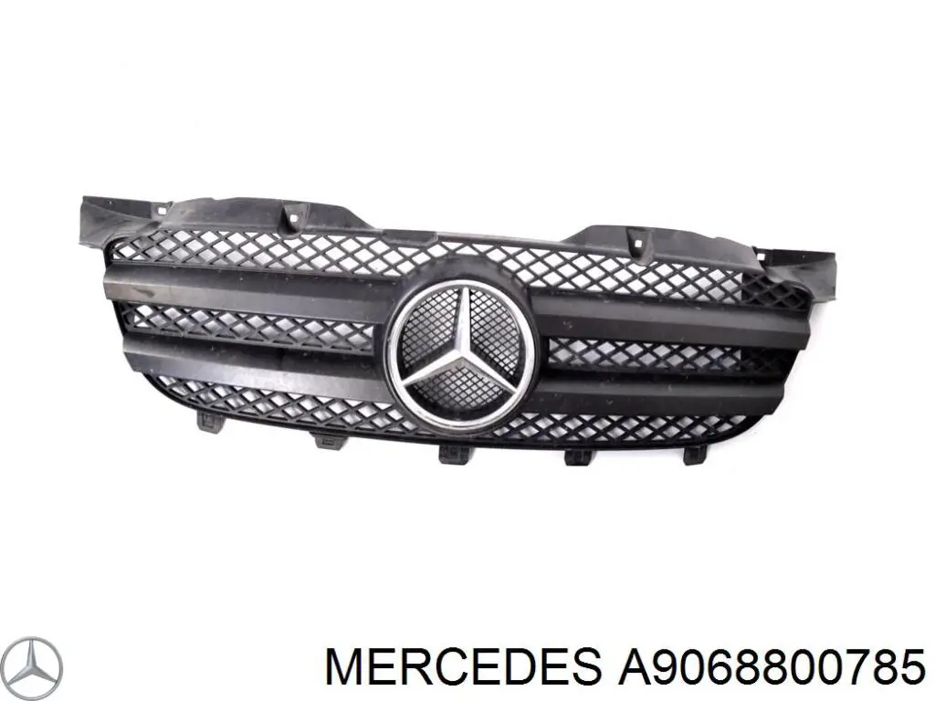 Do koszyka A9068800785 Mercedes Atrapa chłodnicy