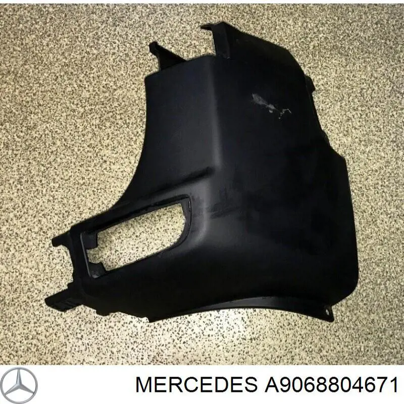 Zderzak tylny, prawa część Mercedes A9068804671 cena, od 25,70 USD