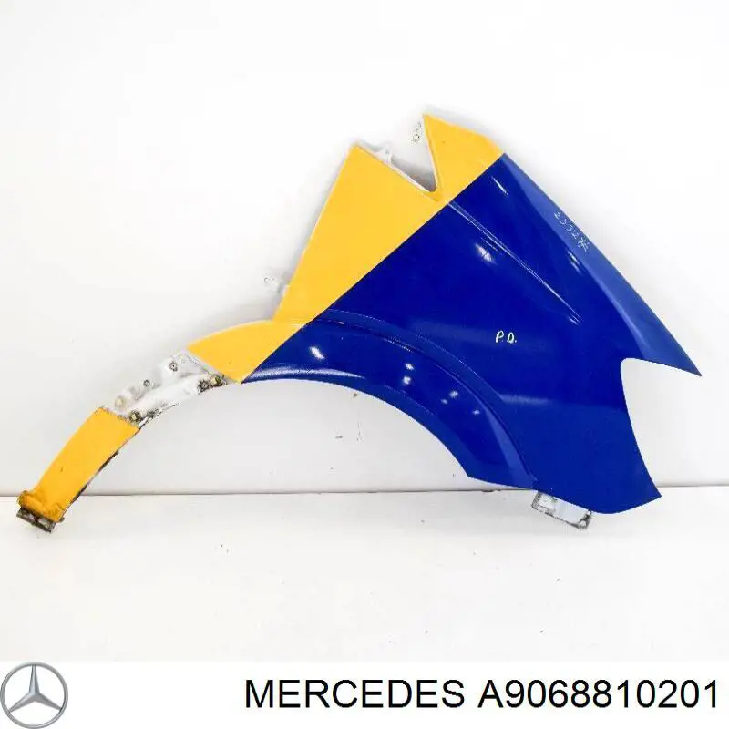 Błotnik przedni prawy Mercedes A9068810201 cena, od 167,88 USD