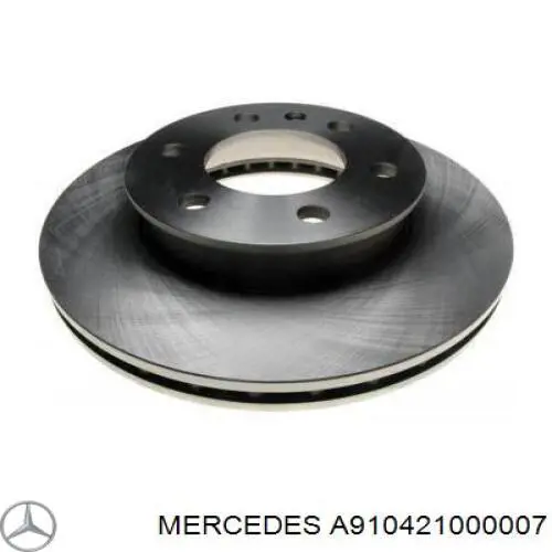 A910421000007 Mercedes Tarcza hamulcowa przednia