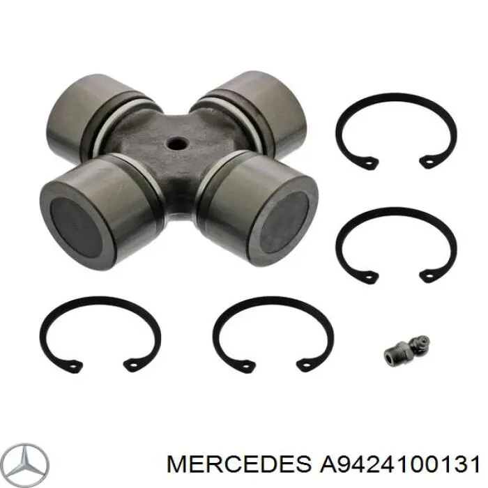Krzyżak wału Cardana tylnego A9424100131 Mercedes