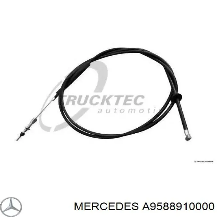 Linka otwierania maski Mercedes A9588910000 cena, od 16,33 USD