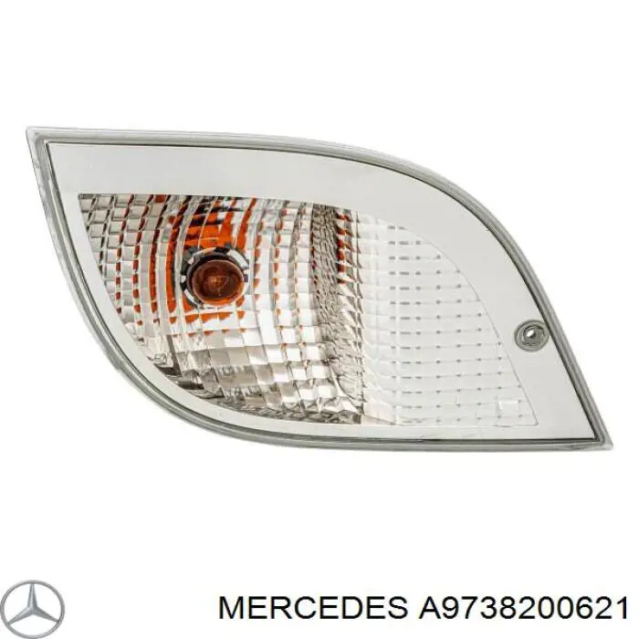 Kierunkowskaz prawy Mercedes A9738200621 cena, od 23,02 USD