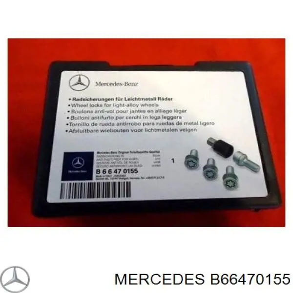 B66470155 Mercedes Śruba koła